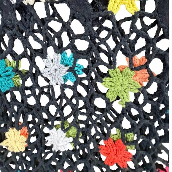 Y2K Crochet Flower Tassel Mini Dress
Tunic Boho Festival Grunge Fairy Size Small - Picture 9 of 16